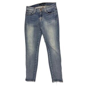 J Brand Size 24 Womens Jean Capri Zip Ankles Low Rise Stretch Med Wash